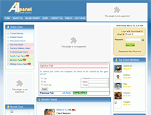 Tablet Screenshot of aonepanel.com
